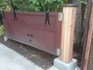 茅野市Ｈ様宅：門扉修繕工事