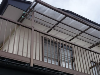諏訪市Ｗ様宅：ベランダ・屋根張替え工事