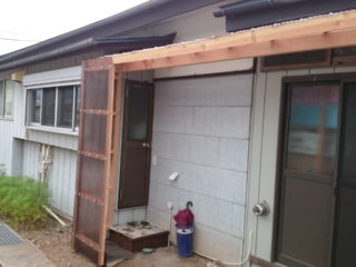 諏訪市Ｇ様宅：差掛け工事